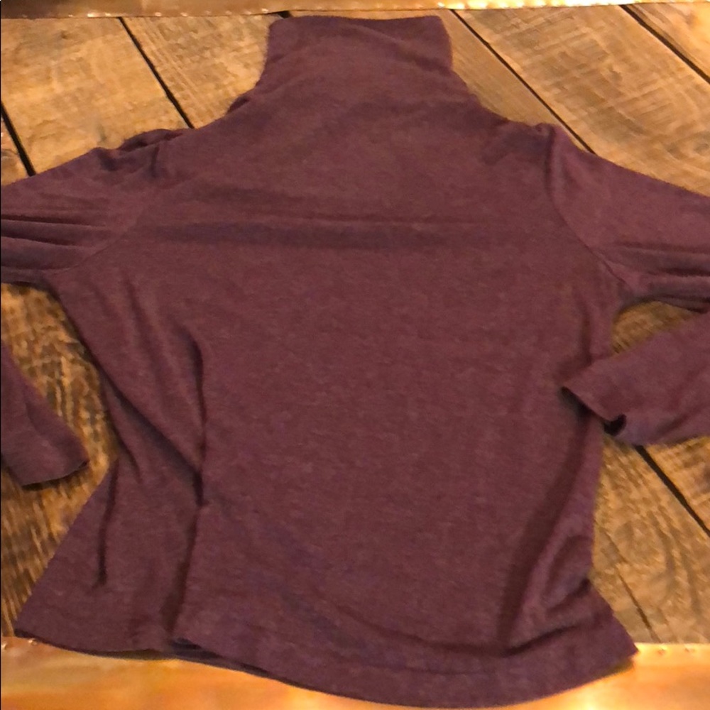 Express cropped turtleneck sheer